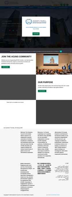 Screenshot acuns.org