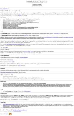 Снимак екрана ntlmaps.sourceforge.net