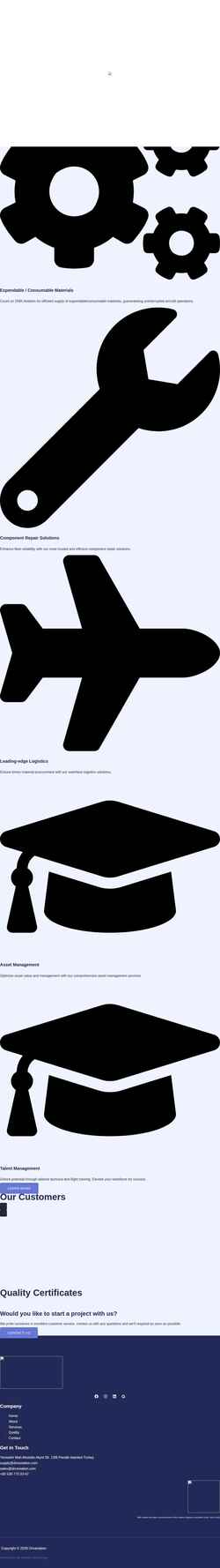 Screenshot dnraviation.com
