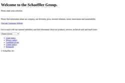 Captură de ecran www.schaeffler.com