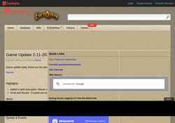 Снимак екрана everquest.allakhazam.com