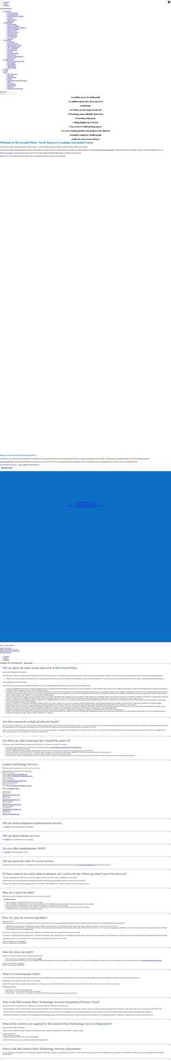 Screenshot www.mccormickplace.com