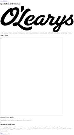 Screenshot olearys.com