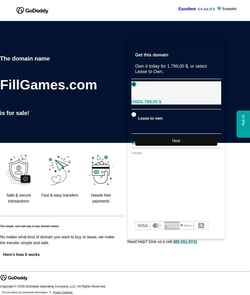 Snímek obrazovky fillgames.com