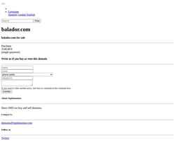 Screenshot balador.com