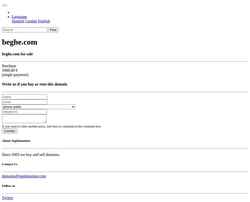 Screenshot beghe.com