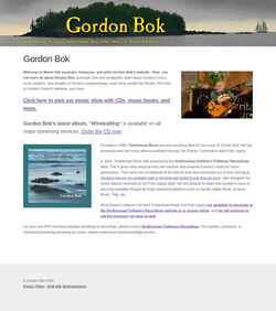 Captura de pantalla gordonbok.com