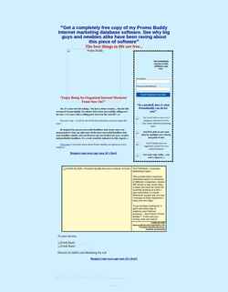 Screenshot promobuddy.com