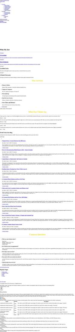 Screenshot www.dandrelectronix.com