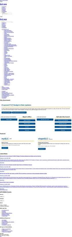 截屏 www.slc.gov