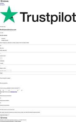 Screenshot www.profinanceservice.com