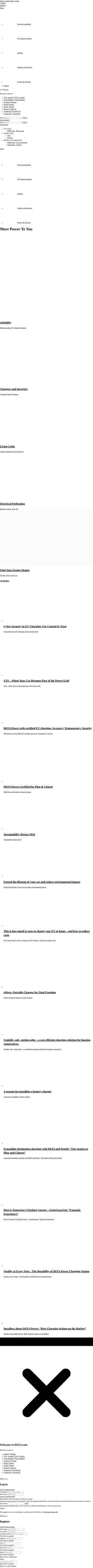 Екранна снимка www.defa.com