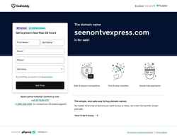 Captură de ecran seenontvexpress.com