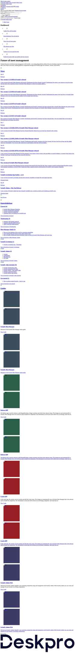 Screenshot support.swimify.com