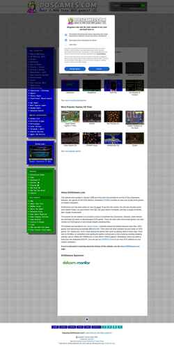 Captura de pantalla dosgames.com