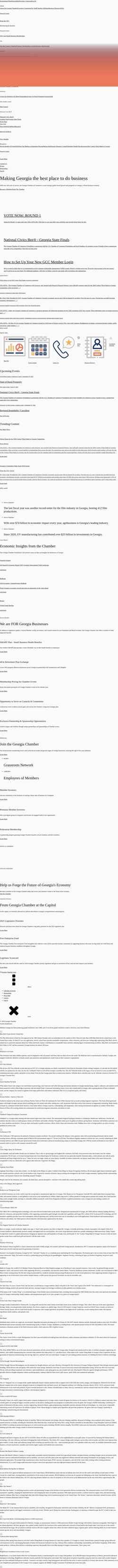 Captură de ecran www.gachamber.com