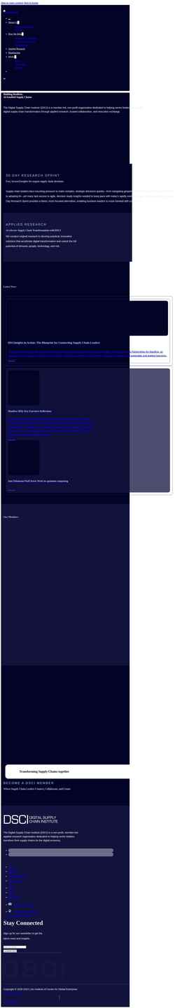 Screenshot dscinstitute.org