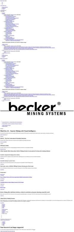 Képernyőkép www.becker-mining.com