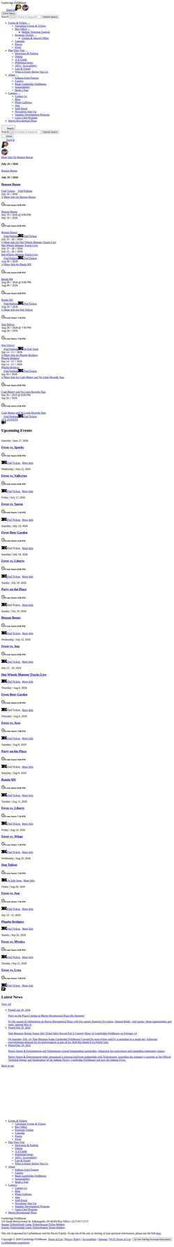 Screenshot www.gainbridgefieldhouse.com