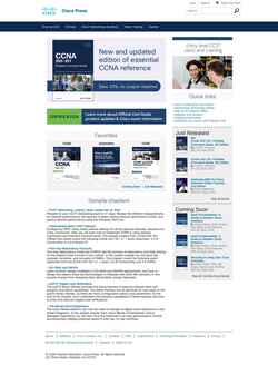 Skjermdump www.ciscopress.com