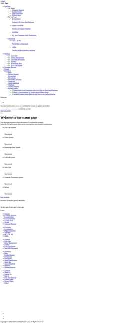 Screenshot status.livehelpnow.net