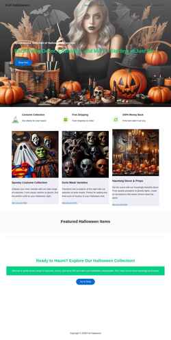 Screenshot fullhalloween.com
