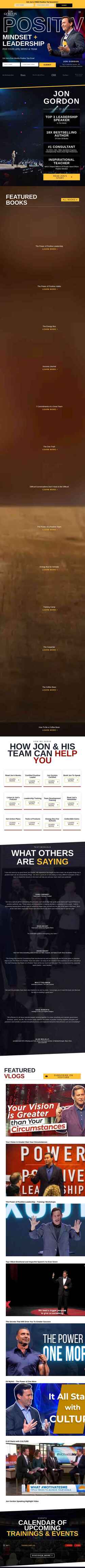 Zrzut ekranu jongordon.com