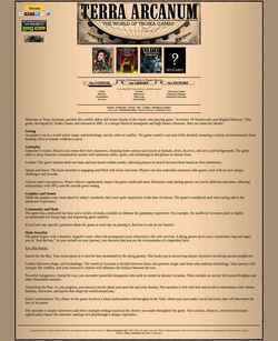 Zrzut ekranu terra-arcanum.com