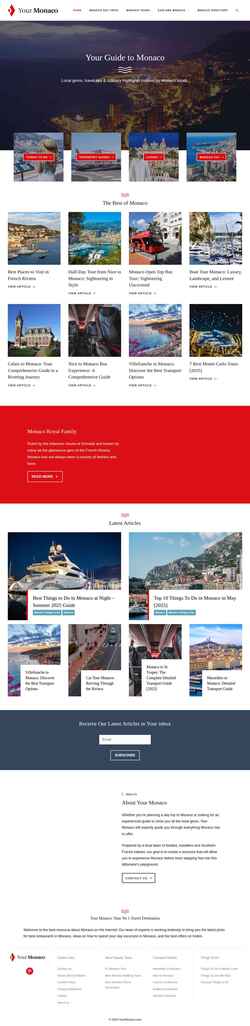 Snímka obrazovky yourmonaco.com