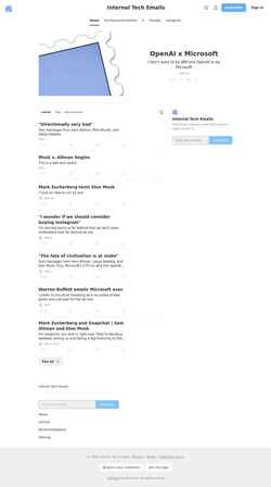 Screenshot www.techemails.com