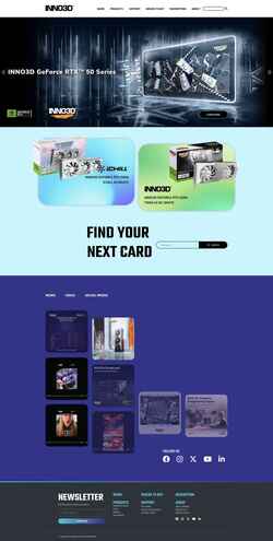 Снимак екрана inno3d.com