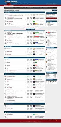 Schermata forums.superherohype.com