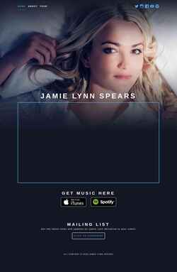 Képernyőkép jamielynnspears.com