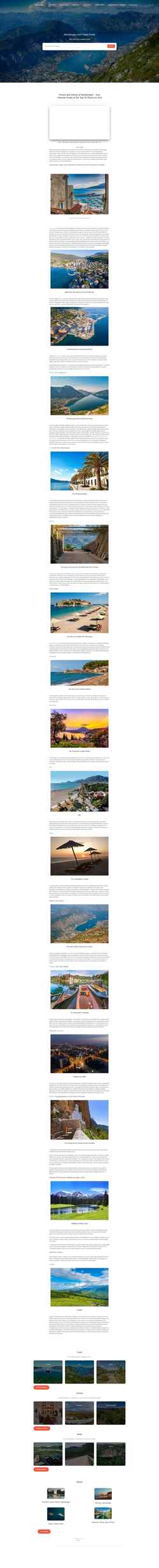 Screenshot montenegro.com