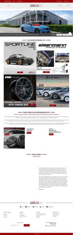 Snímek obrazovky modbargains.com