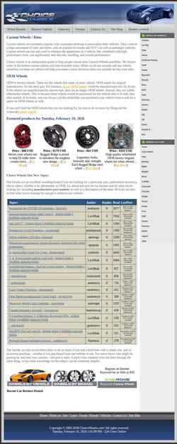 Screenshot choicewheels.com