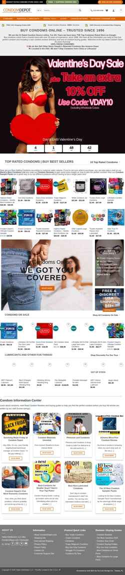 Schermata condomdepot.com