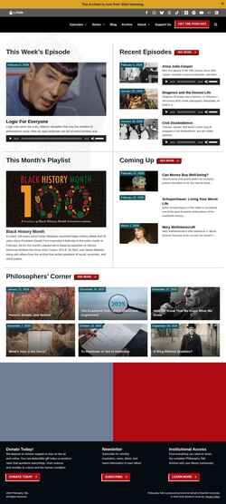 Screenshot philosophytalk.org