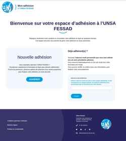 Screenshot adhesion.unsafessad.org