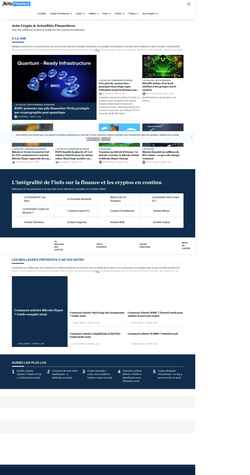 Screenshot actufinance.fr