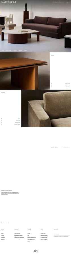 Screenshot maidenhome.com