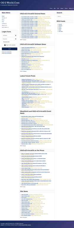 Schermafbeelding www.os2world.com