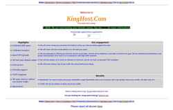 スクリーンショット www10.kinghost.com