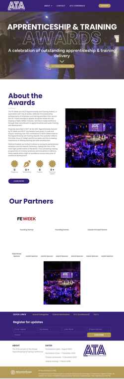 Screenshot apprenticeshipandtrainingawards.com