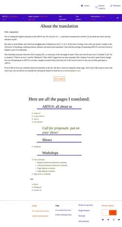 Screenshot artusasso.fr