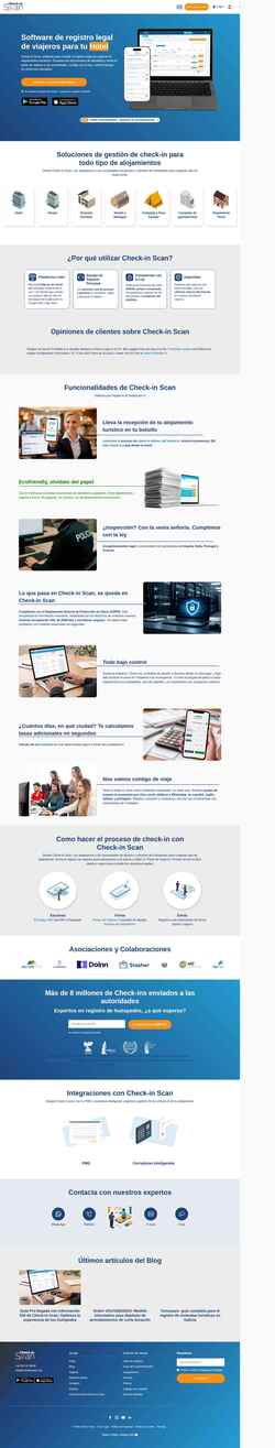 Captura de pantalla www.checkinscan.com