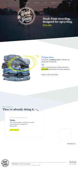 Zrzut ekranu www.hackyourjeans.com