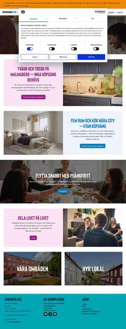 Skärmdump www.mimer.nu