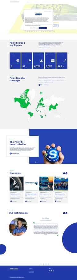 Zrzut ekranu www.point-s-group.com
