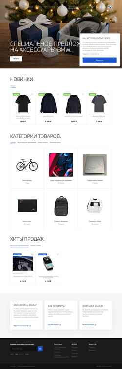 Zrzut ekranu shop.bmw.ru